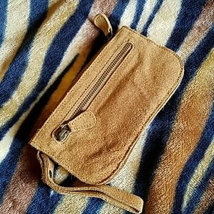 RVCA suede wallet/wrislet.